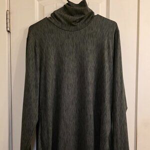 Title Nine Olive Green Turtleneck Dress